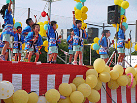 松島校区夏祭り（５歳児きりん組）