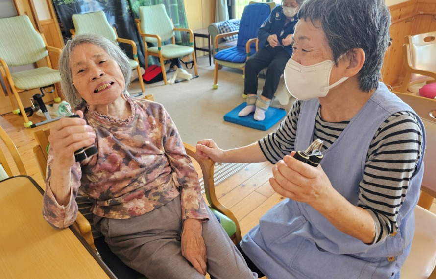 機能訓練の様子です