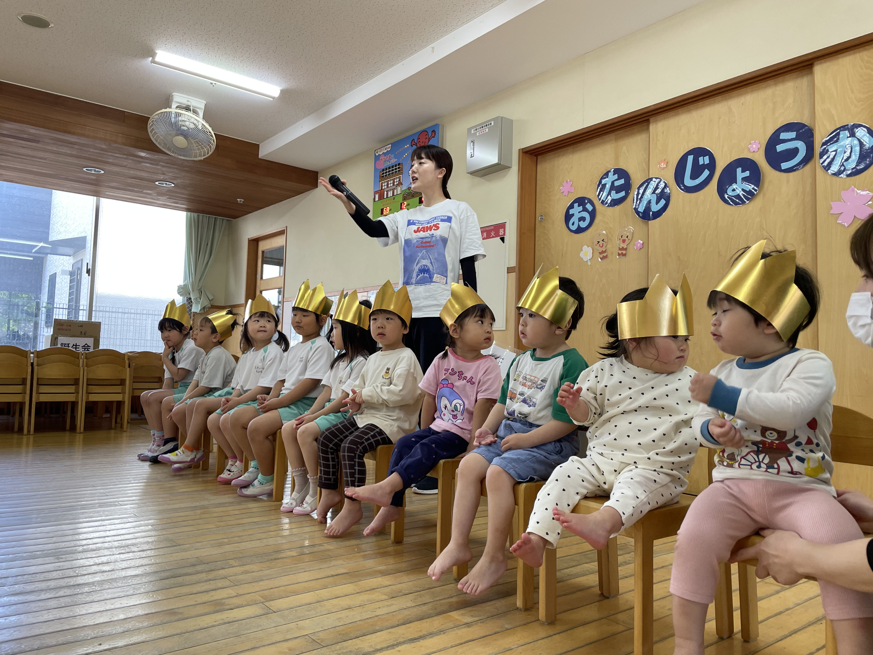 古賀市花鶴丘幼稚園の制服 （大綱質疑／女性消防操法大会で応援