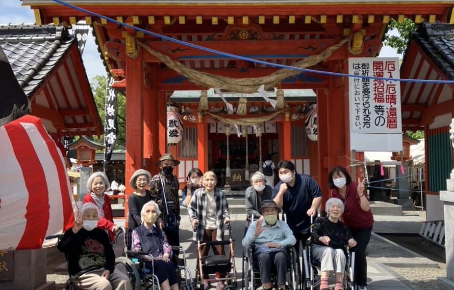 妙見宮でお参り
