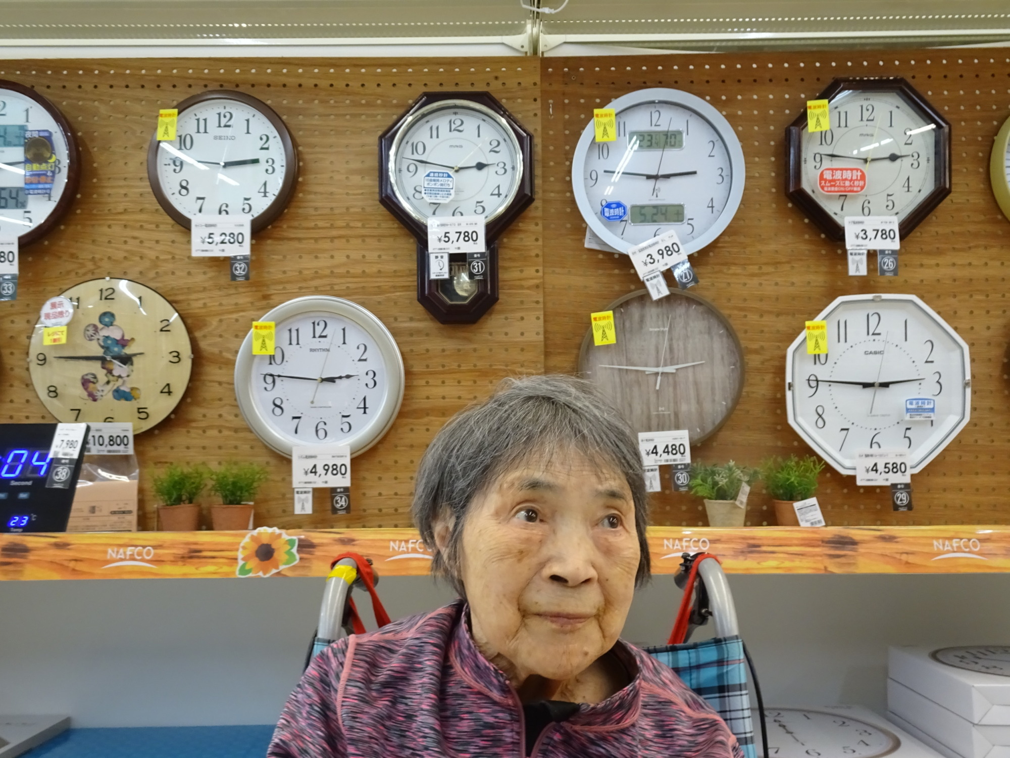 時計コーナーで撮った写真
