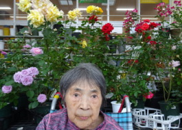 お花のコーナーで撮った写真