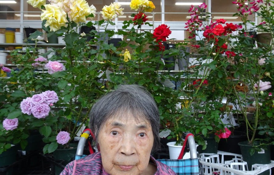お花のコーナーで撮った写真