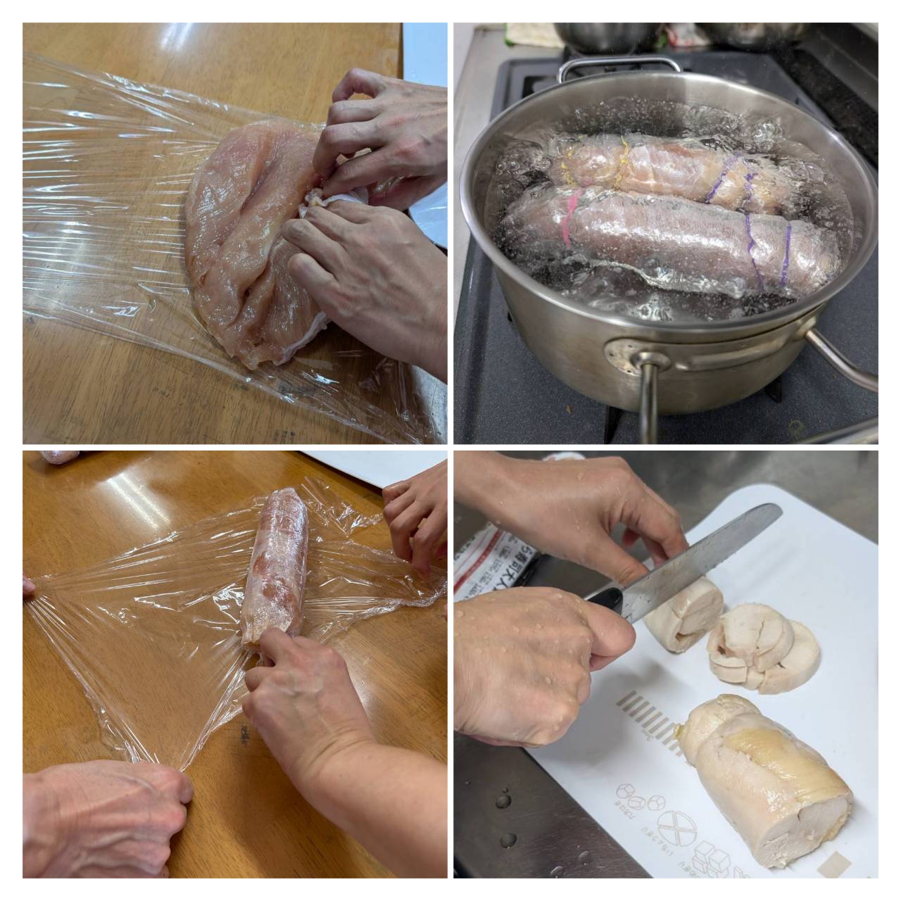 鶏ハムロールの作り方