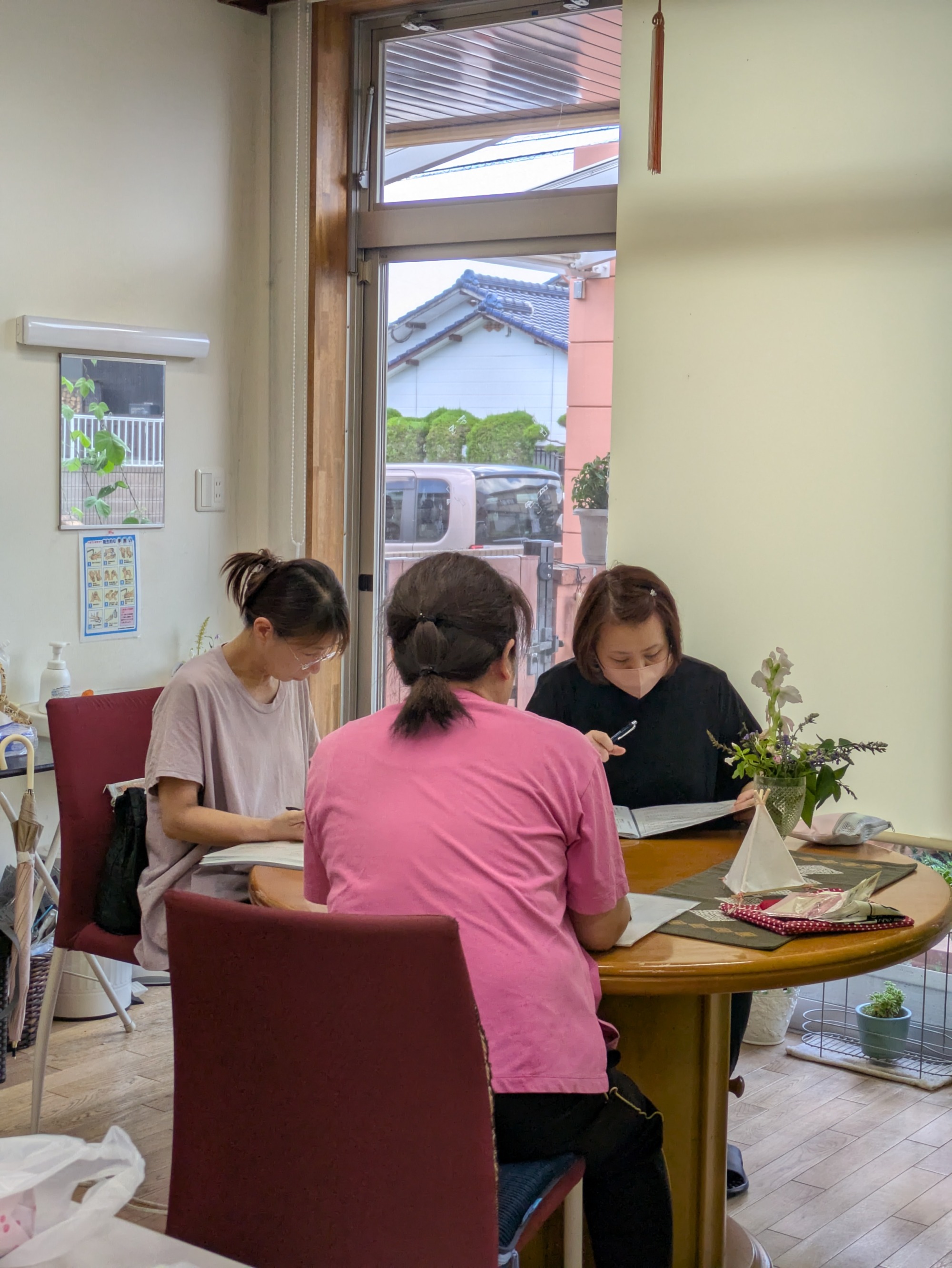 研修を受けている様子