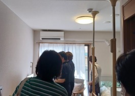 サービス付き高齢者向け住宅9月開所の見学をしました。
