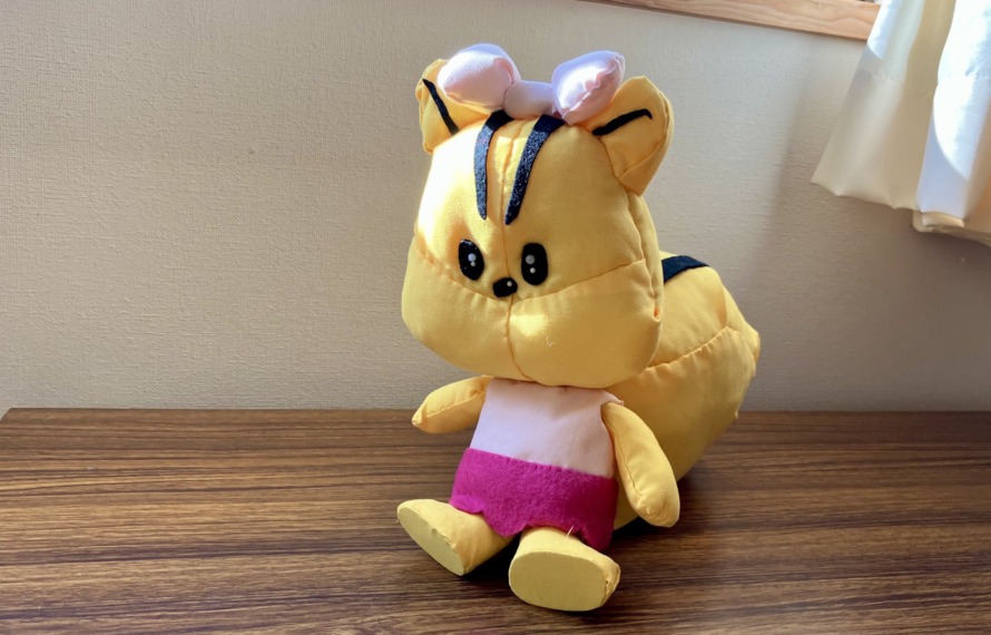 手作りのみどりちゃんぬいぐるみ