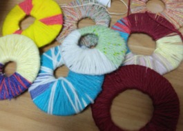 秋の下がり飾り①