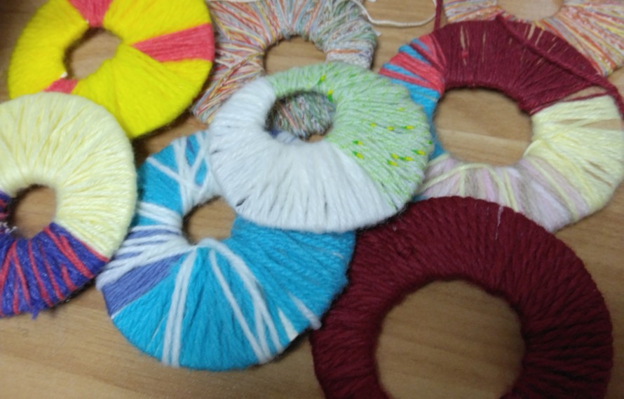 秋の下がり飾り①