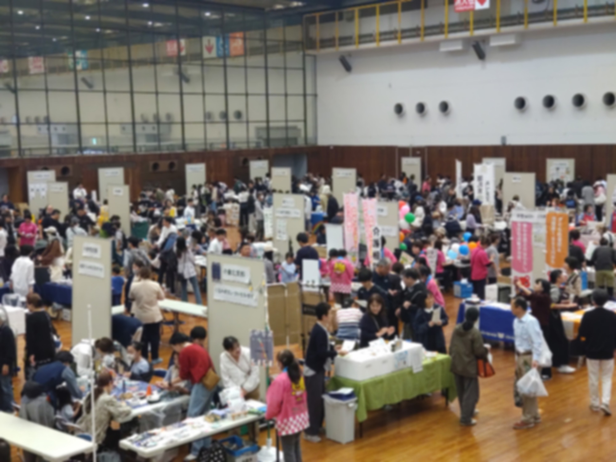 たくさんの来場者で、大盛況のグリーンフェスタの会場の様子