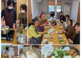 モッツァレラチーズのランチプレート作り