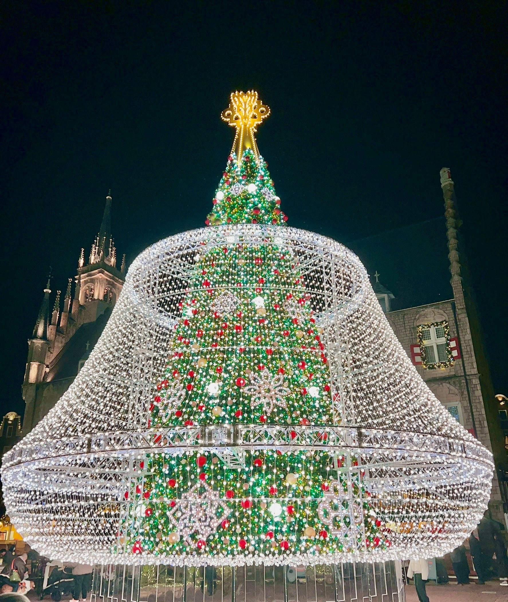 2025年のハウステンボスのクリスマスツリー