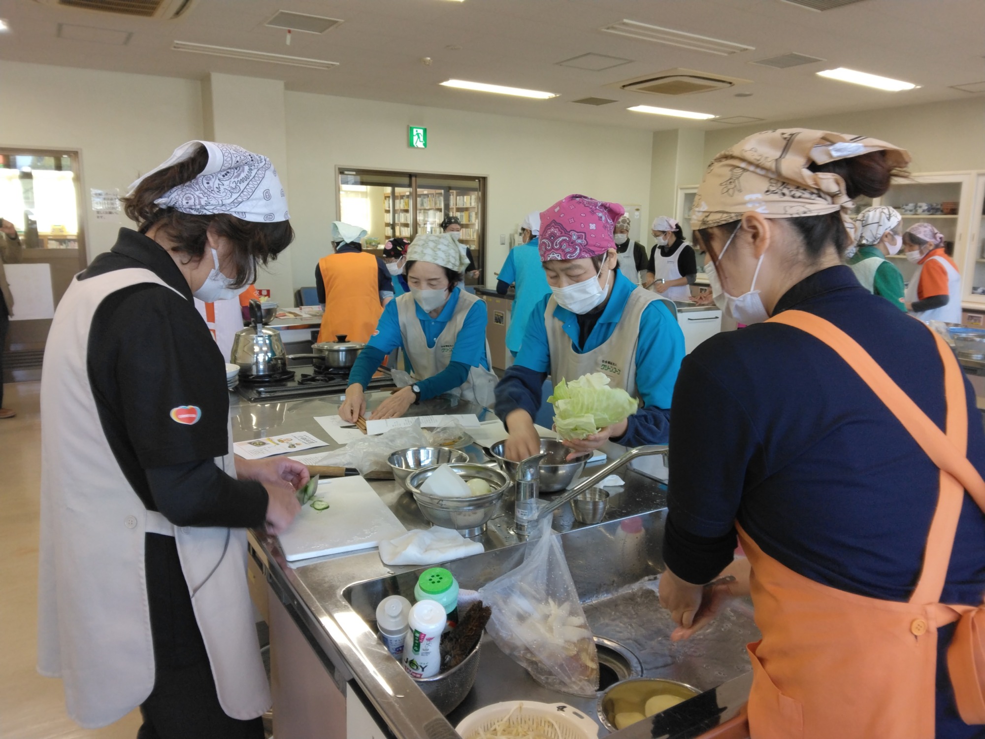 ねこのてとの合同調理実習