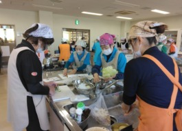 ねこのてとの合同調理実習