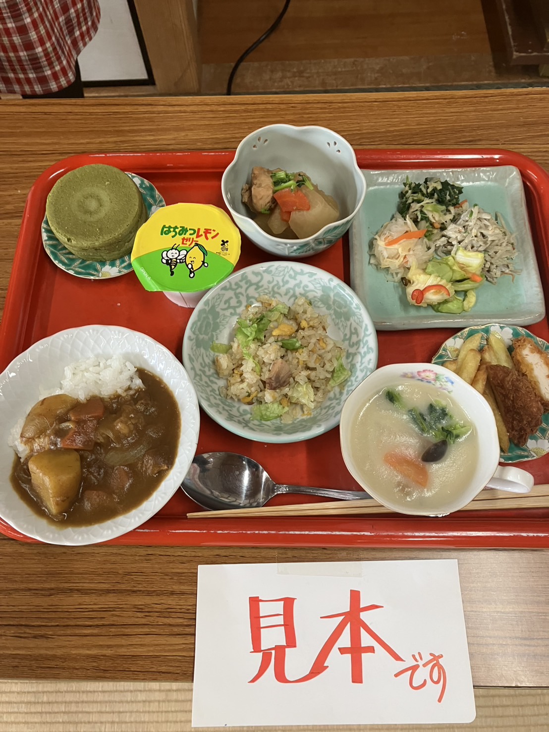 ふれあい食堂のメニュー