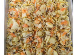 ベーコン入りじゃがいもサラダの写真