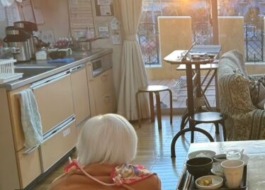 グループホームから見た初日の出