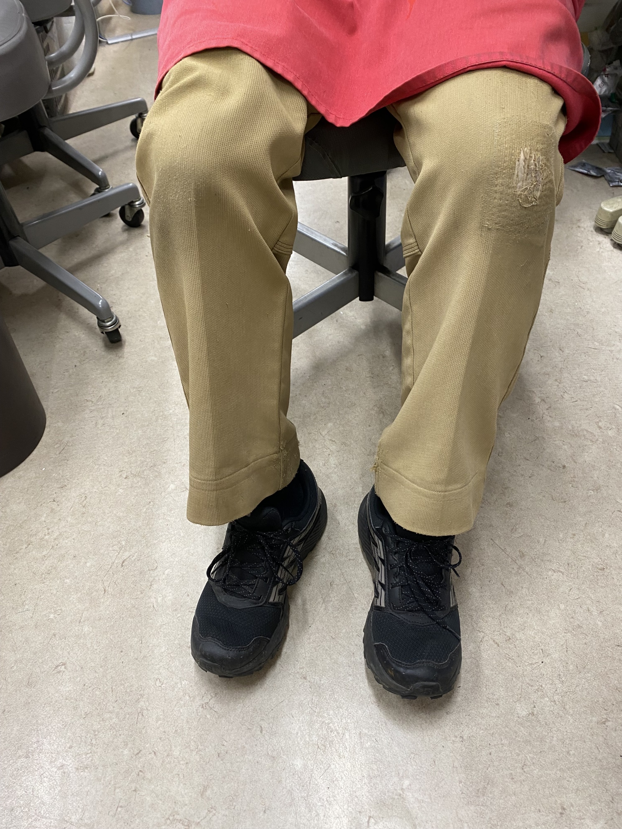 ワーカーの靴自慢