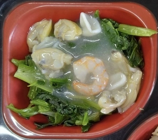 青菜の海鮮あんの写真