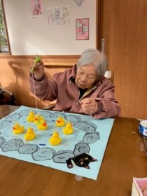 あともう少しで、釣れる！！