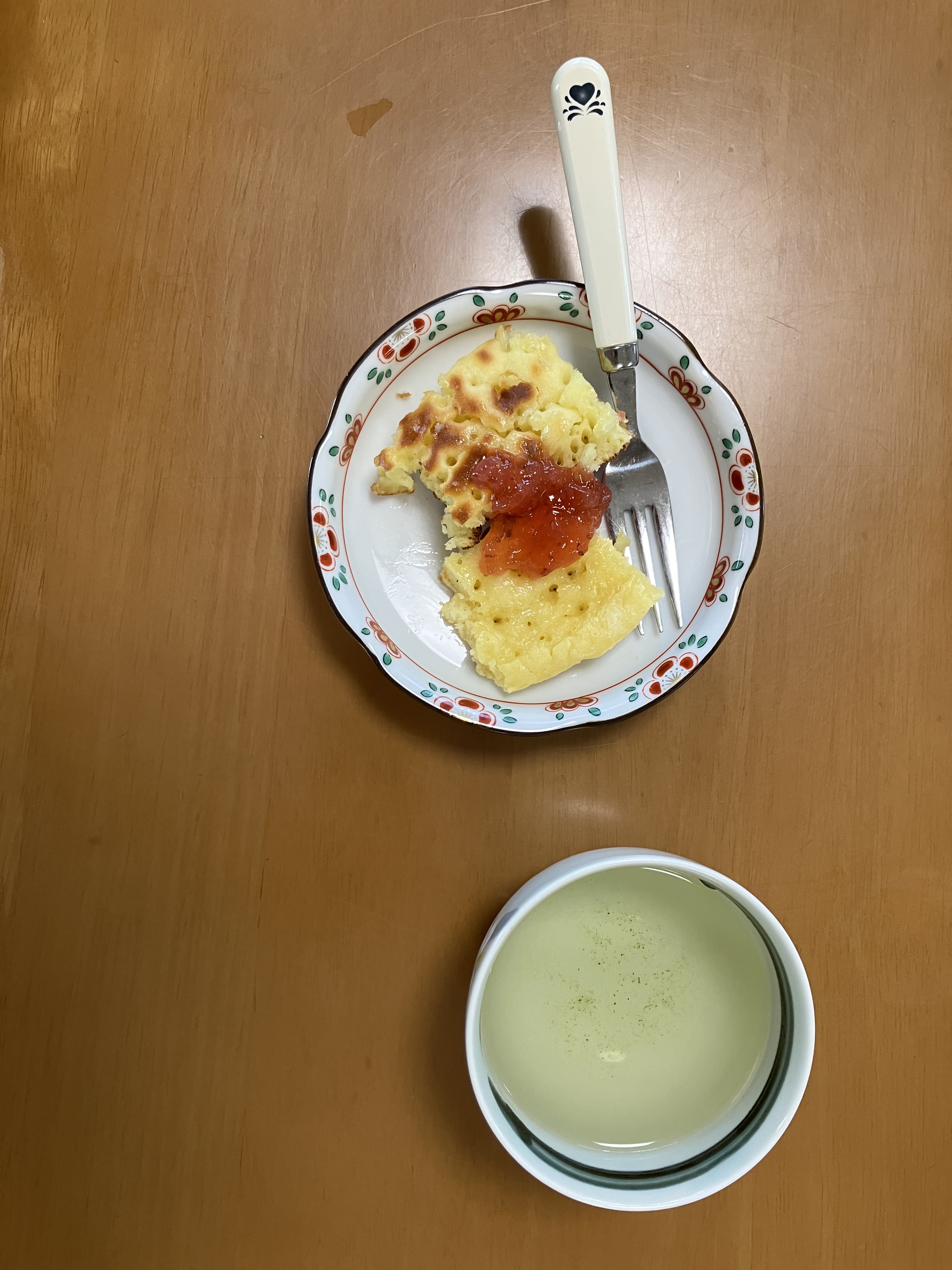 完成したホットケーキ