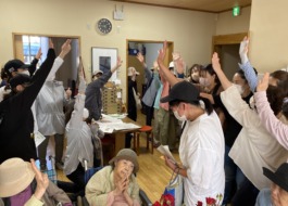 朝のミーティングの様子