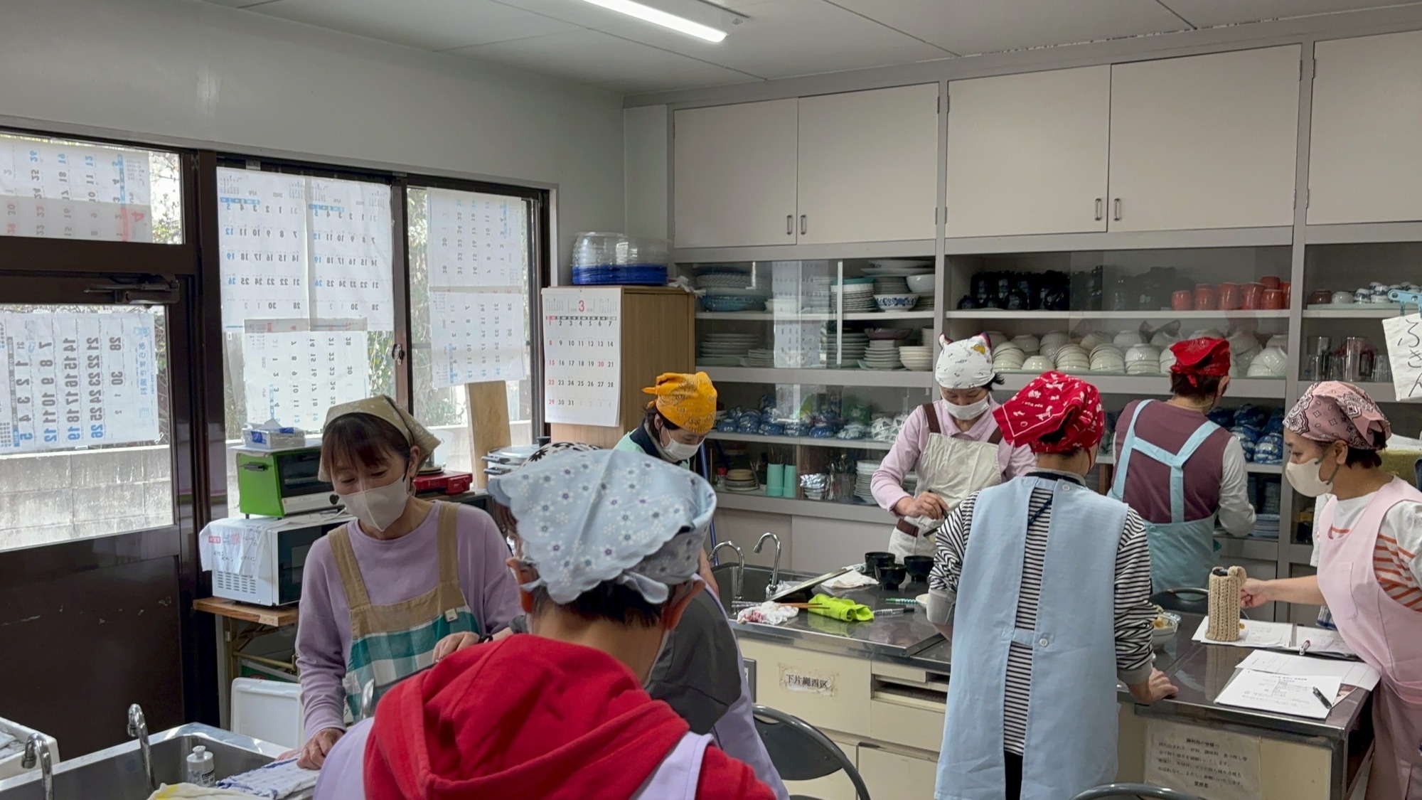 調理実習の様子