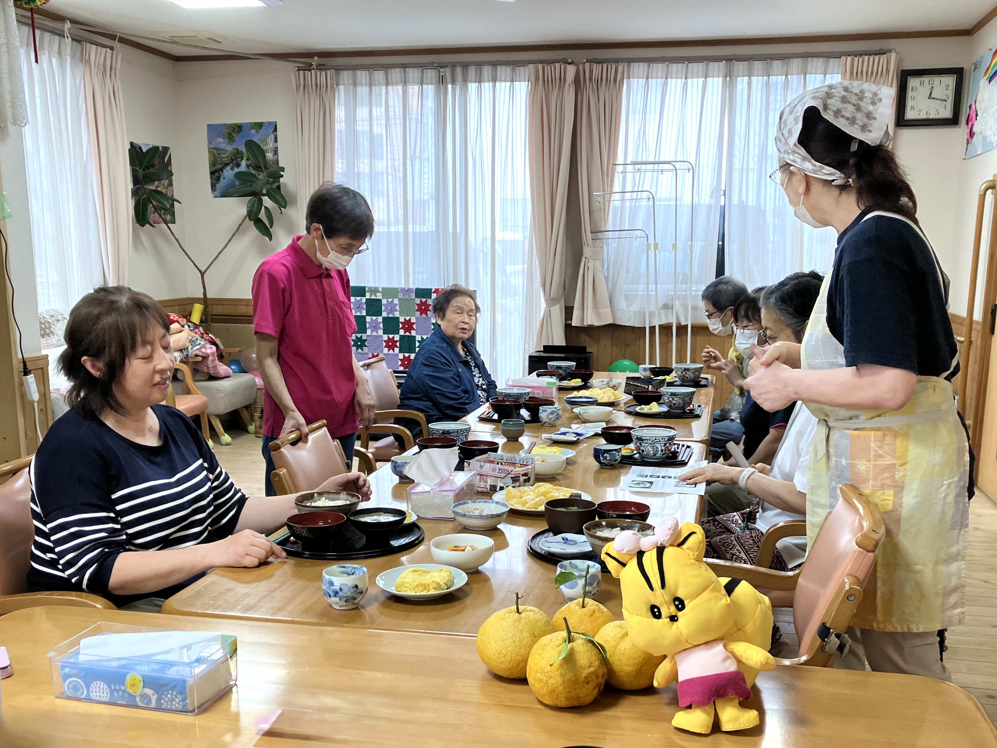 食事の様子