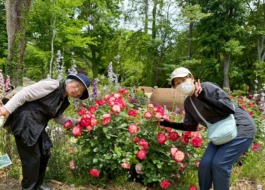 利用者さんとワーカーの写真