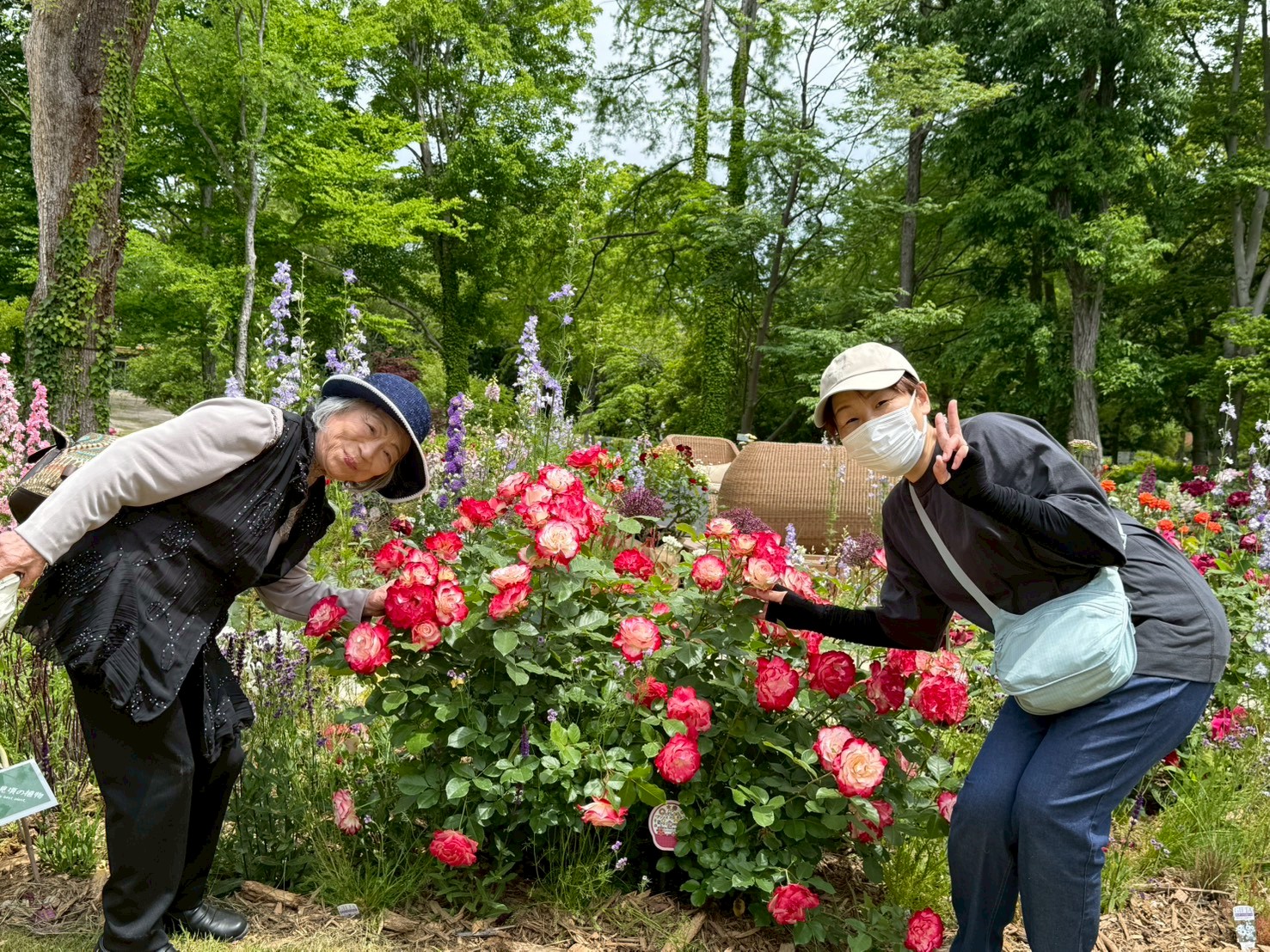利用者さんとワーカーの写真