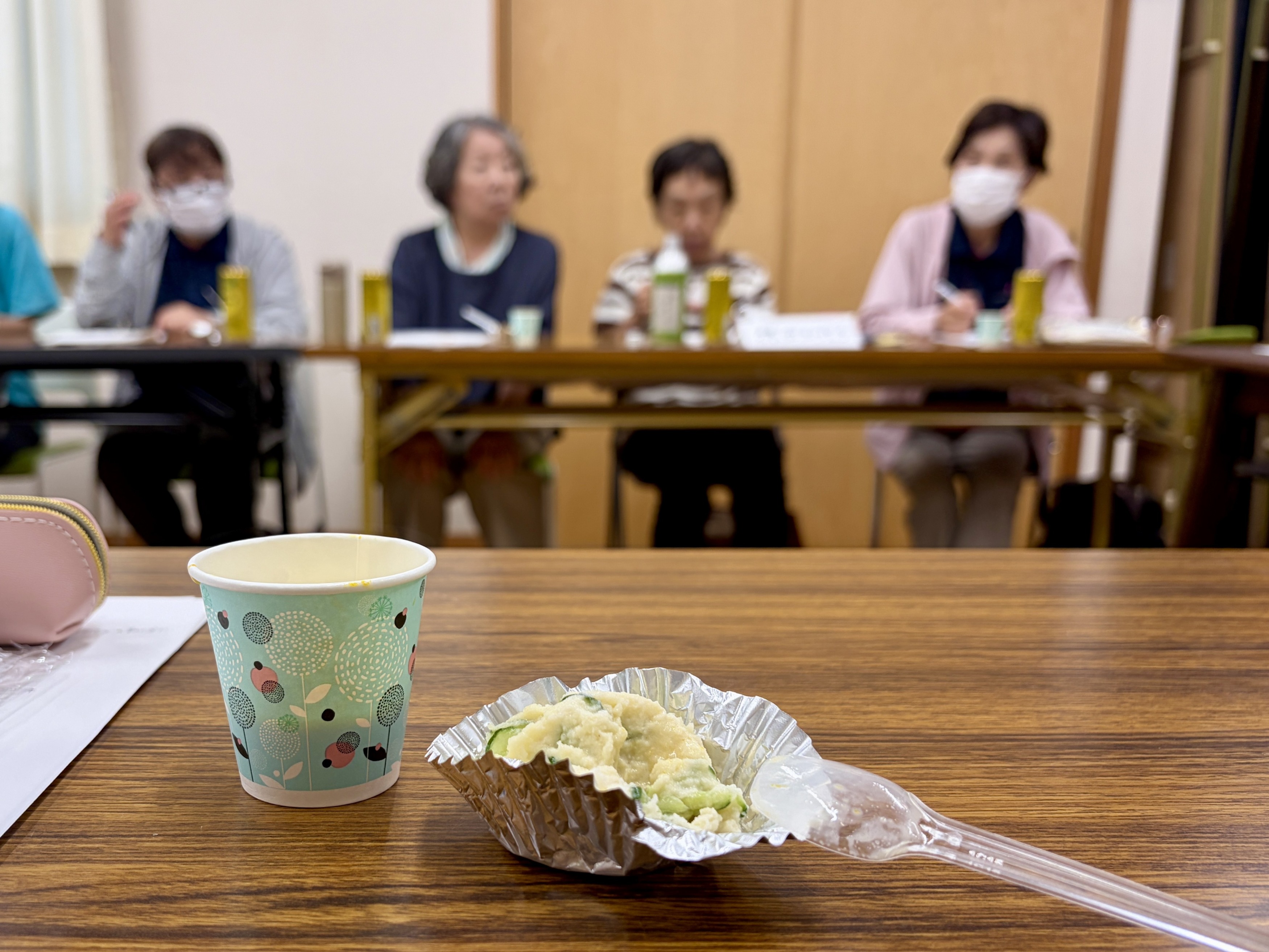 試食のアップ