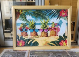 玄関に早くも「夏」が来ました